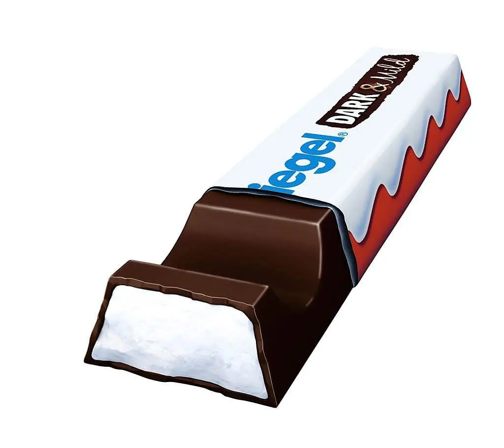 Шоколадні батончики Kinder Riegel Dark & Mild 10 шт х 21 г - фото 4