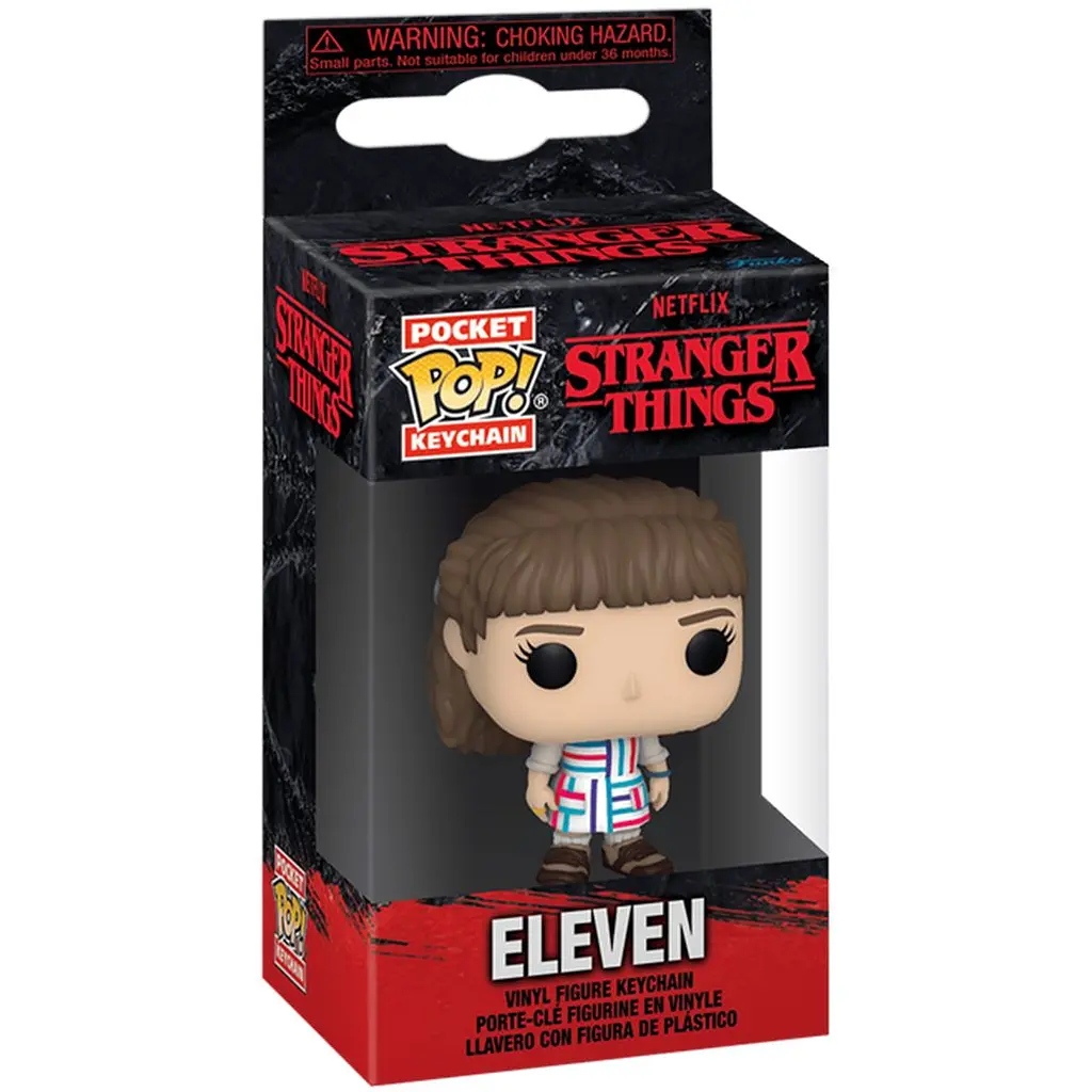 Ігрова фігурка Funko POP! Дивні дива S4 Одинадцять на кліпсі (62382) - фото 2