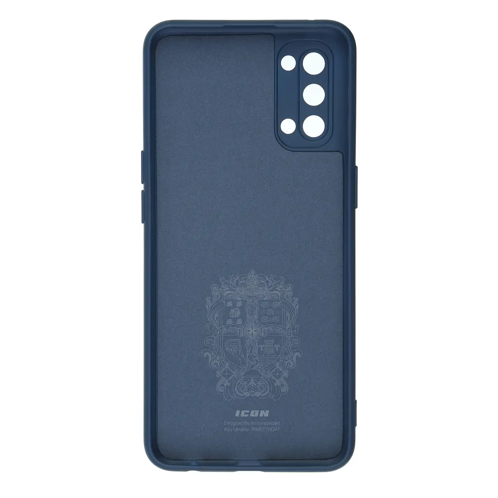 Чехол ArmorStandart ICON для OPPO Reno4 Camera cover Dark Blue (ARM57169) - фото 2