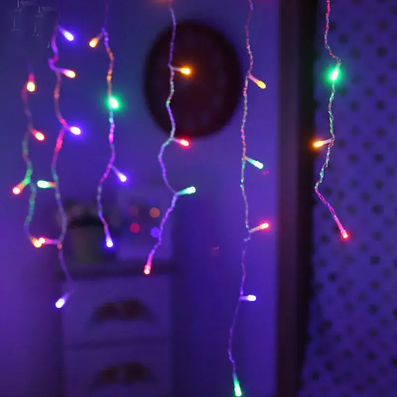 Гірлянда ColorWay Бахрома 3мx0.6м 100Led IP20 кольорова (CW-GF-100L36VMC) - фото 8