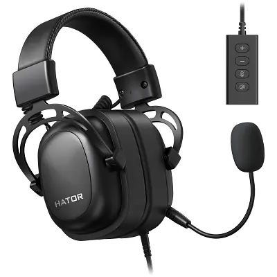 Наушники Hator Hypergang 2 USB 7.1 Black (HTA-940) - фото 4