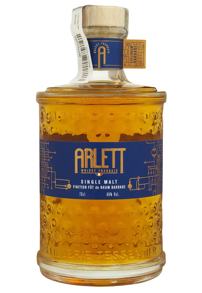 Віскі Arlett Single Malt Finition Fut de Rhum Barbade 48% 0.7 л в подарунковій упаковці - фото 2