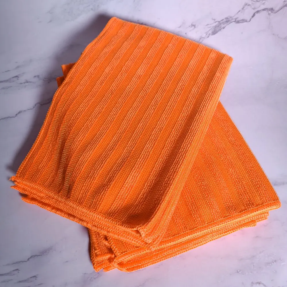 Полотенце кухонное Werk WDР-4060, 40х60 см 1 шт. полосатое оранжевое (136827) - фото 2