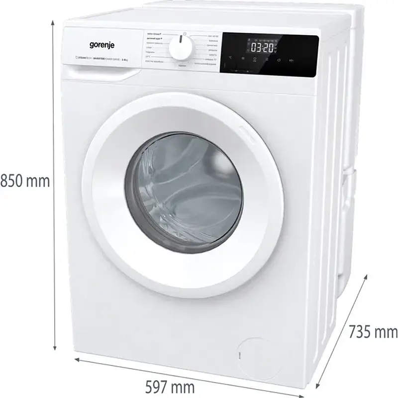Пральна машина GORENJE WNHPI 62 SCSIRV/UA - фото 9