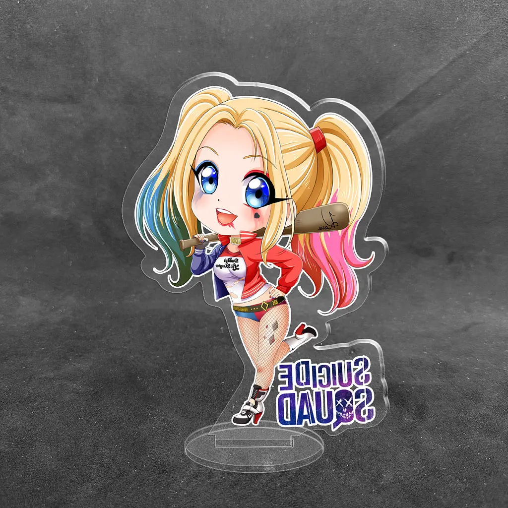 Акрилова колекційна фігурка Чібі Chibi Харлі Квінн 1 10 cм - фото 2