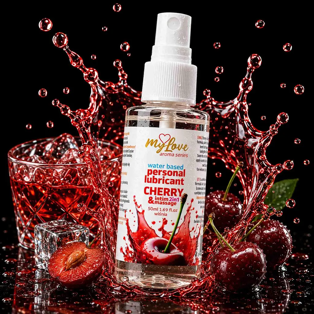 Лубрикант та масажний гель MyLove Aroma Series Cherry 50 мл - фото 2