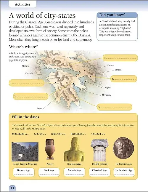 Eyewitness Workbooks. Ancient Greece - фото 4