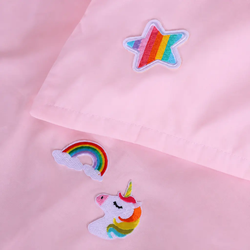 Дитяча постільна білизна MIRSON BABY Poplin Edition Unicorn Powdery 110х160см (2200013086109) - фото 2