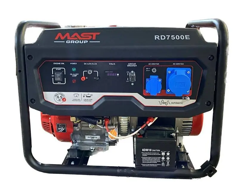 Бензиновый генератор MAST GROUP RD7500E - фото 2