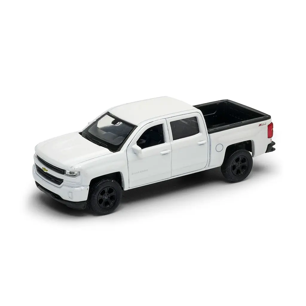 Автомодель - Chevrolet Silverado 2017 (перламутрово-білий, чорний), в асортименті - фото 3