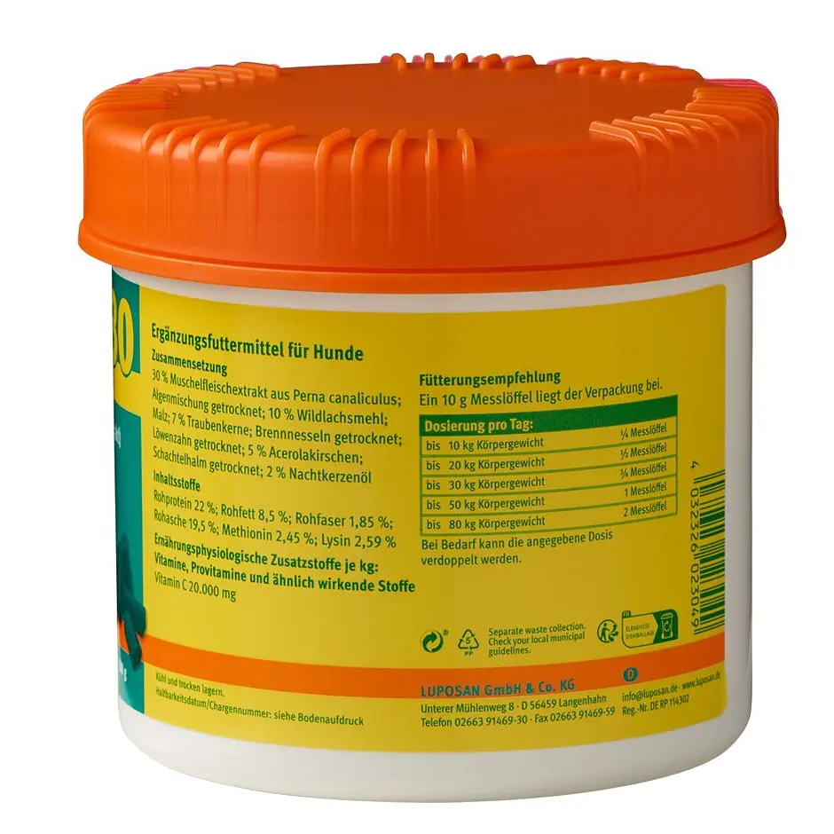 Добавка для зміцнення суглобів та кісток собак Luposan GelenkKraft 30 Pellets 500 г - фото 3