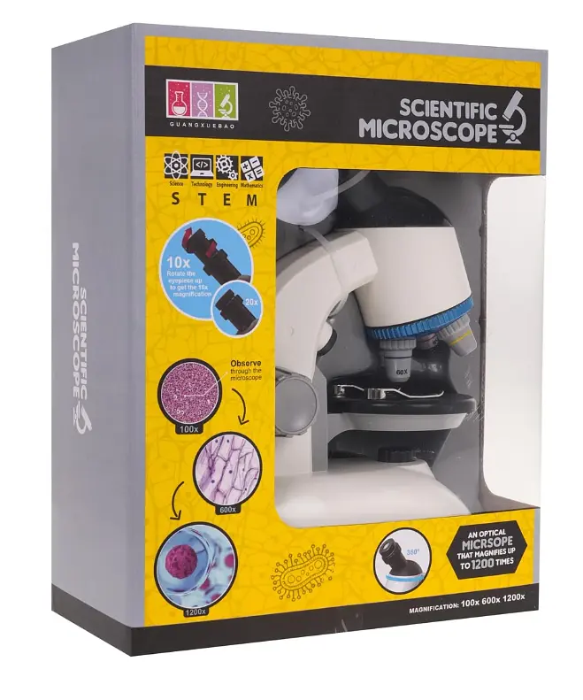 Детский микроскоп для юных исследователей + аксессуары Ramiz - фото 8