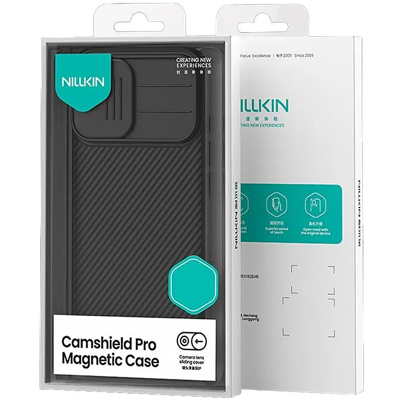 Карбонова накладка Nillkin CamShield Pro Magnetic для Apple iPhone 17 (6.3) Black - фото 6