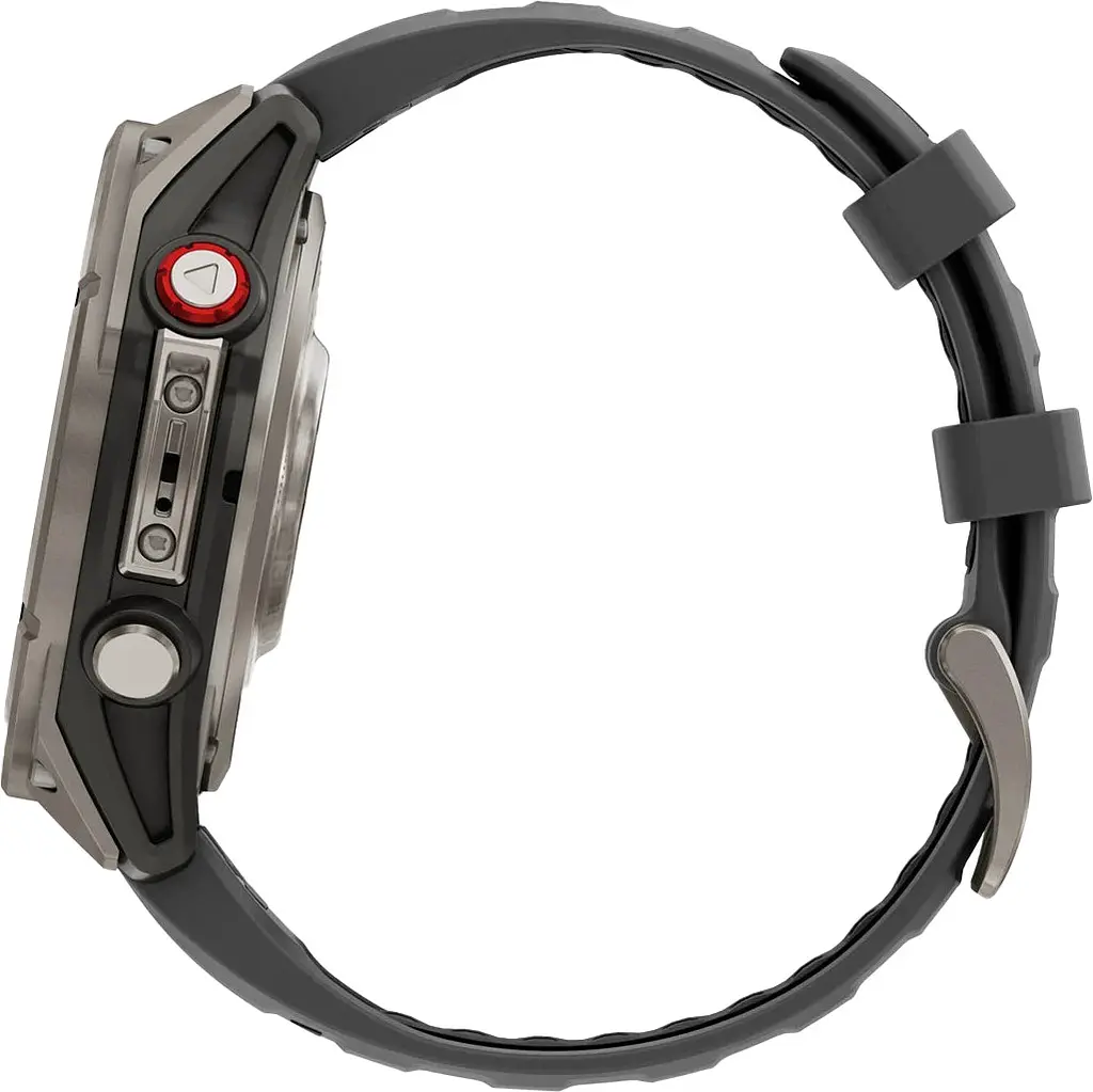 Смарт-годинник Garmin Fenix 8 Pro 47 mm AMOLED Titanium with Graphite/Black (010-03198-10/11) - фото 3