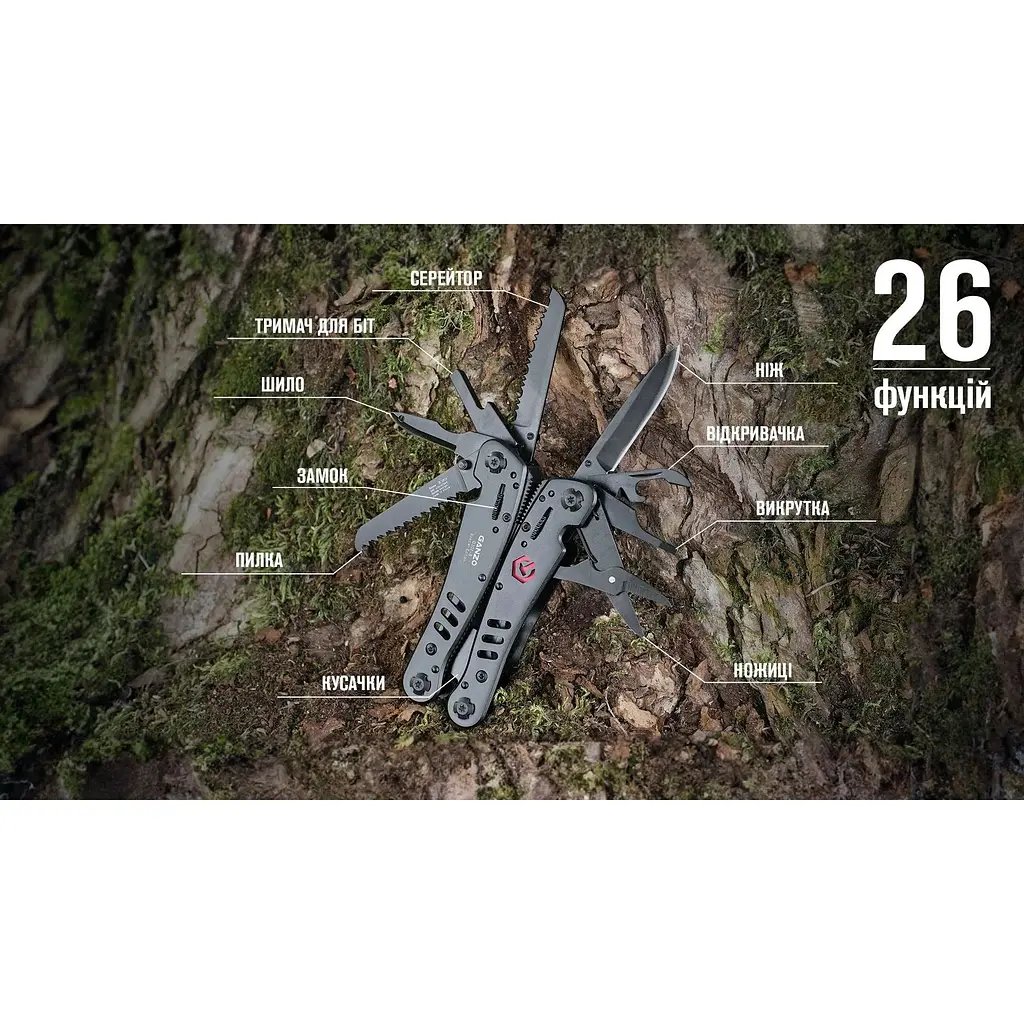 Мультитул Multi Tool Ganzo G302-В - фото 18
