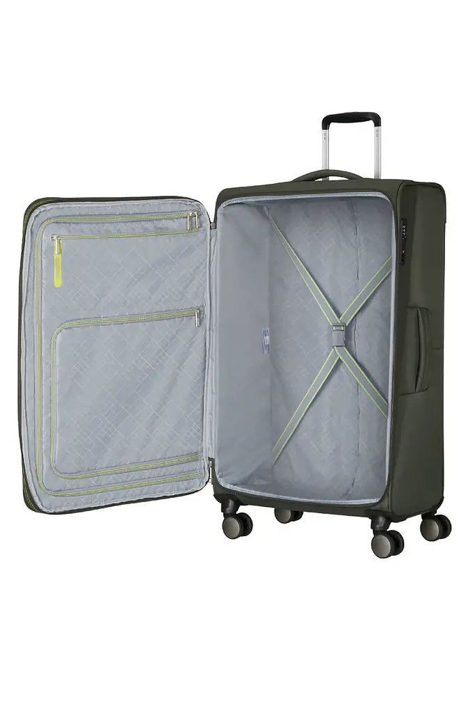 Валіза 79 См American Tourister WANDERLITE DARK KHAKI 79x48x31(34) MJ6*04006 - фото 2