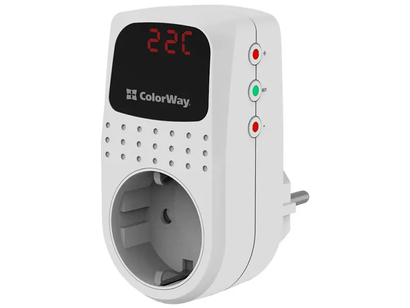 Реле напруги ColorWay DS2 White (CW-VR16-02D)