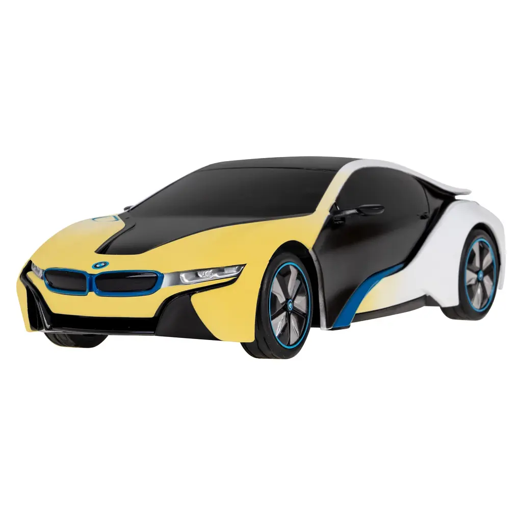 Машинка RASTAR BMW i8 сменный цвет кузова + светодиодные фары + 2,4 ГГц пульт 1:24 белый 48400-1 - фото 3