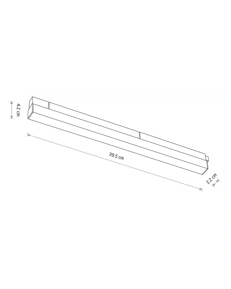 Магнитный трековый светильник Nowodvorski 11636 LVM Line LED 1x15W 3000K 700Lm IP20 белый - фото 5