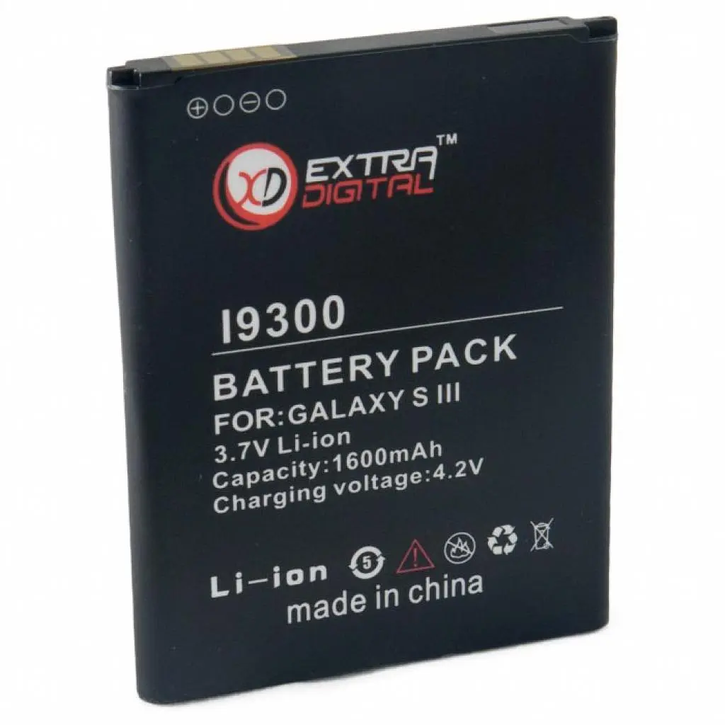 Акумуляторна батарея Extradigital Samsung GT-i9300 Galaxy S3 (BMS6313) - фото 2