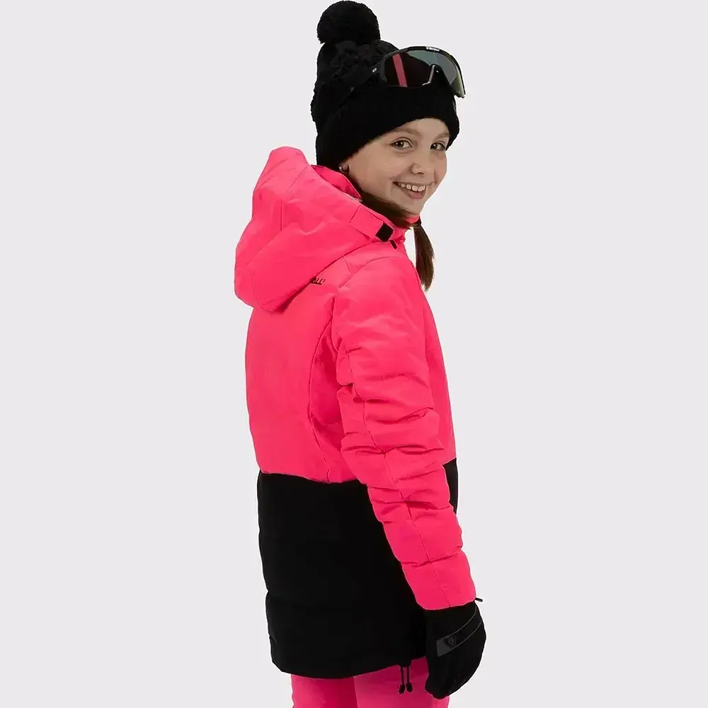 Куртка дитяча Rehall Zola Junior 2026 152 Чорний-Рожевий - фото 2