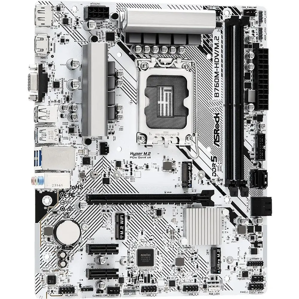 Материнська плата ASRock B760M-HDV/M.2 Socket 1700 - фото 4
