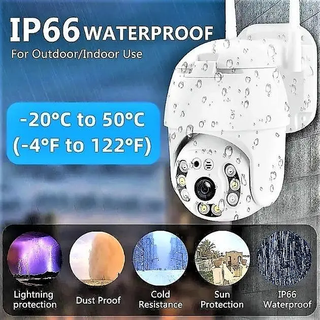 Камера відеоспостереження XPRO PTZ N4 WIFI 4MP кут огляду 355° (41814-PTZ N4 WIFI 4MP_1109) - фото 8