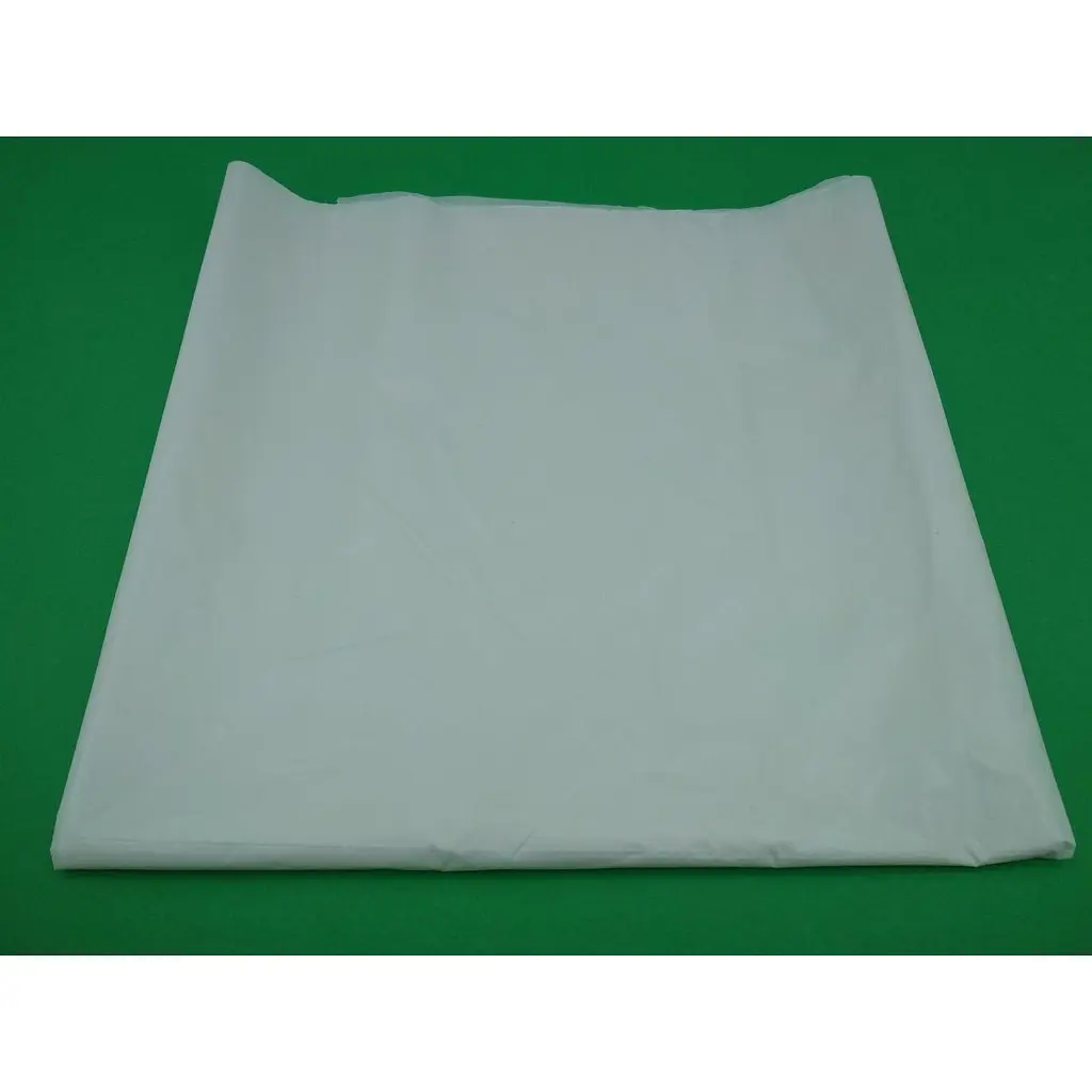 Скатерть полиэтиленовая однотонная 105х200 см белая 25 шт. - фото 3