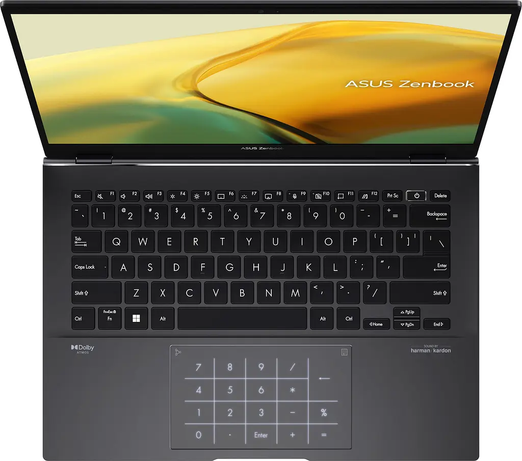Ноутбук ASUS Zenbook 14 UM3402YA-KP751 14' WQXGA IPS, AMD R5-7430U, 16GB, F1TB, UMA, NoOS, Чорний (90NB0W95-M01C20) - фото 6