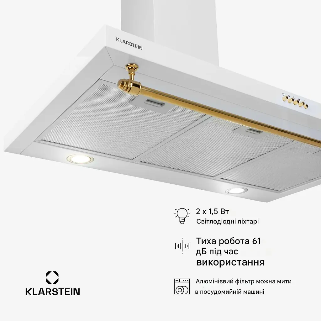 Вытяжка Klarstein Montblanc 90 (10040267) - фото 4