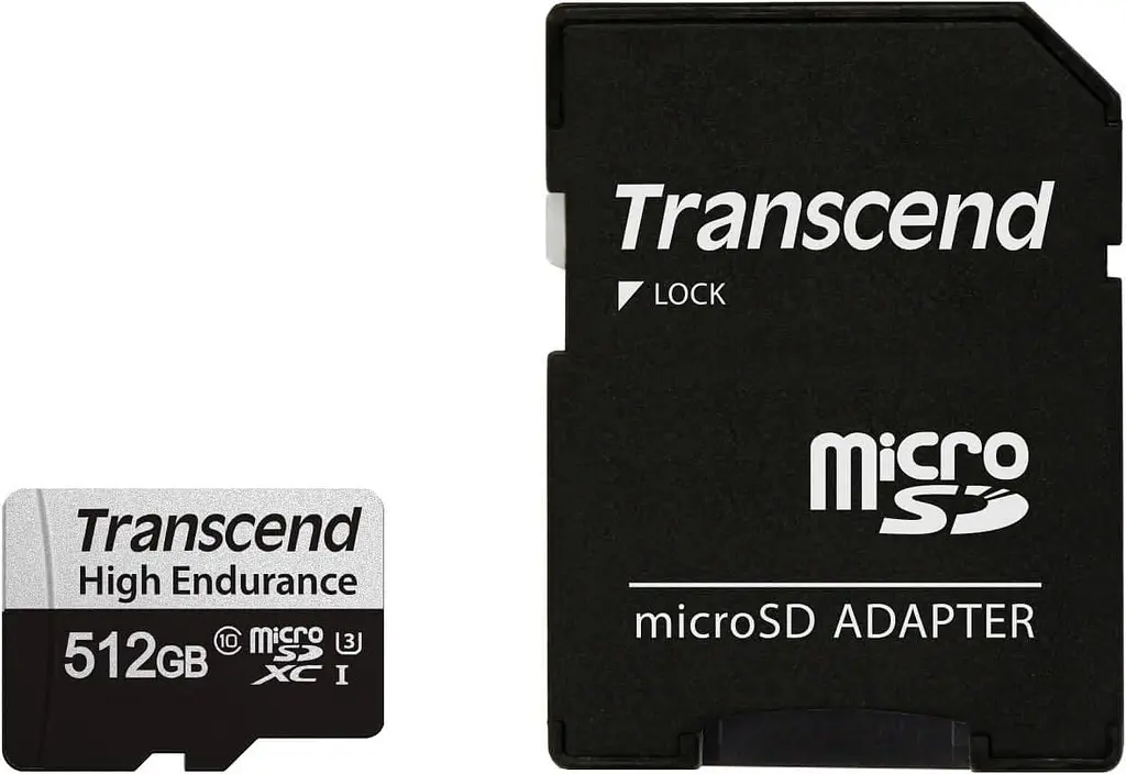 Карта пам'яті Transcend 512GB microSD w/ adapter U1, High Endurance (170TB) (TS512GUSD350V) (FFSDTR02110) - фото 2