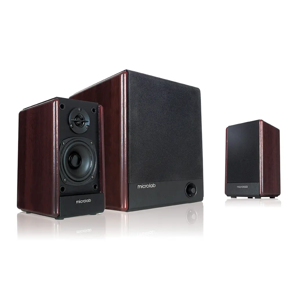 Акустична система FC-330 2.1, 56W, mini-jack, дерево Microlab teh0013963 - фото 2