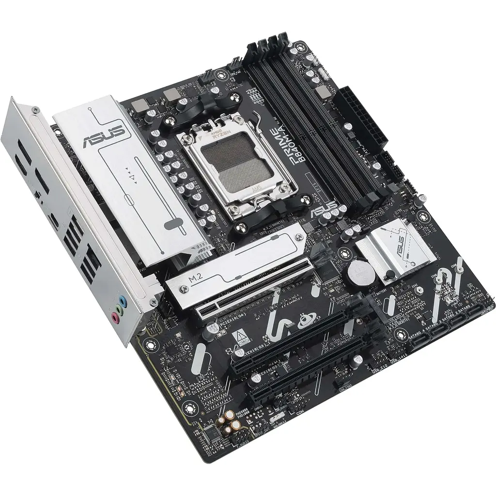 Материнська плата Asus Prime B840M-A-CSM sAM5 B840 4xDDR5 M.2 HDMI DP WiFi BT mATX CSM - фото 4