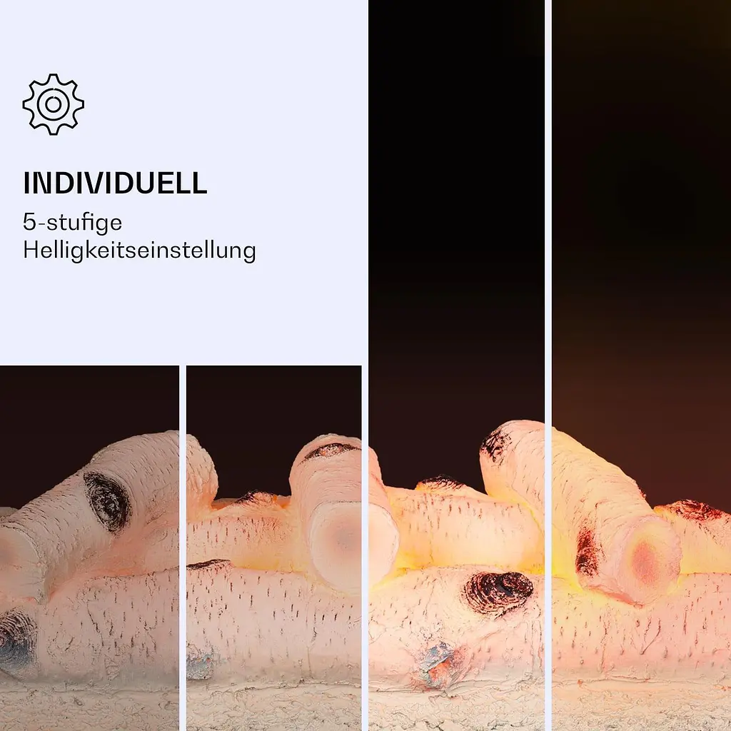 Камін електричний Klarstein Kamini FXL 2G білий (10038367) - фото 8