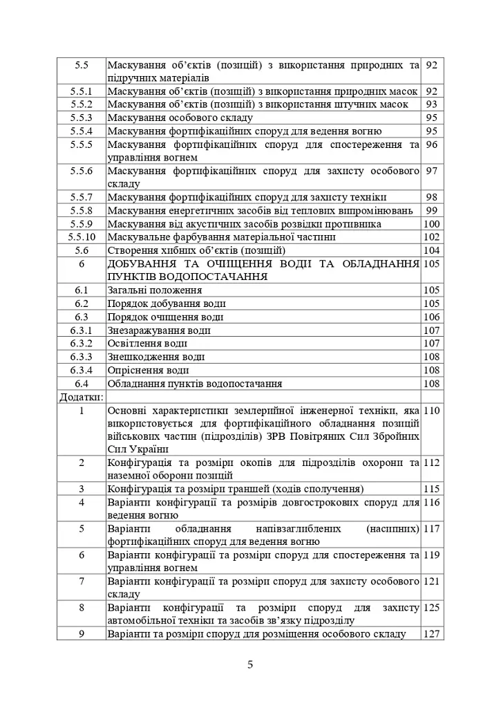 Порядок інженерного обладнання позицій підрозділів зенітних ракетних військ Повітряних сил Збройних Сил України - фото 4