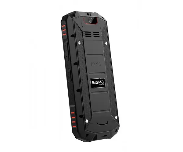 Телефон Sigma mobile X-treme Pa68 протиударний кнопковий чорно-червоний (4827798466520) - фото 3