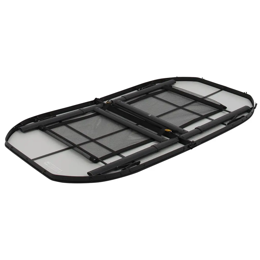 Стіл Bo-Camp Northgate Oval 150x80 cm Black/Grey (1404188) - фото 9