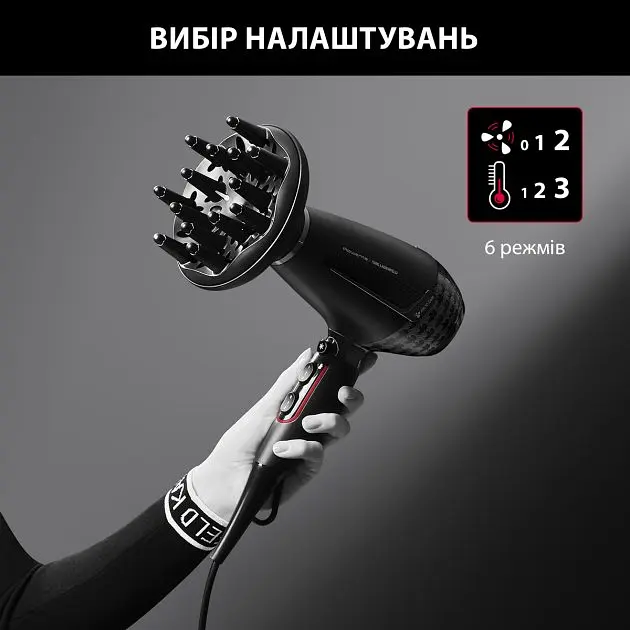 Фен CV888LF0 ROWENTA teh0021518 - фото 6