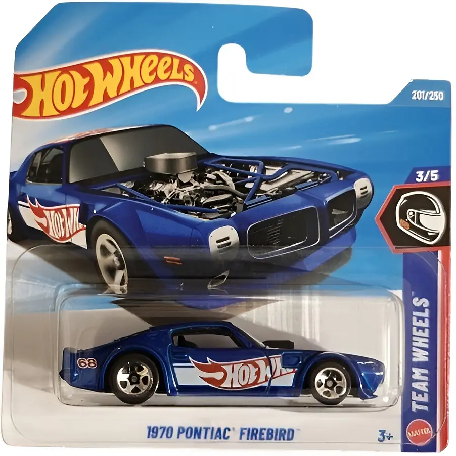 Базова машинка Hot Wheels Team Wheels 1970 Pontias Firebird синя (5785) JJK37-N521