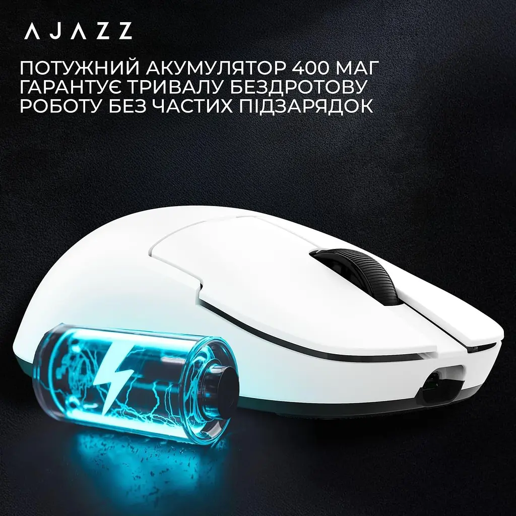 Мышь Ajazz AJ159 APEX White (AJM159-A-W) - фото 8