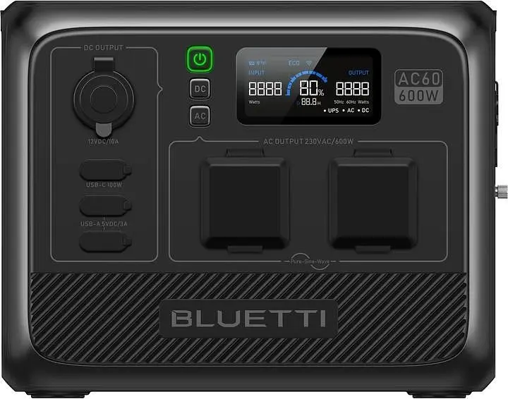 Зарядна станція Bluetti AC60 600w 403wh - фото 2