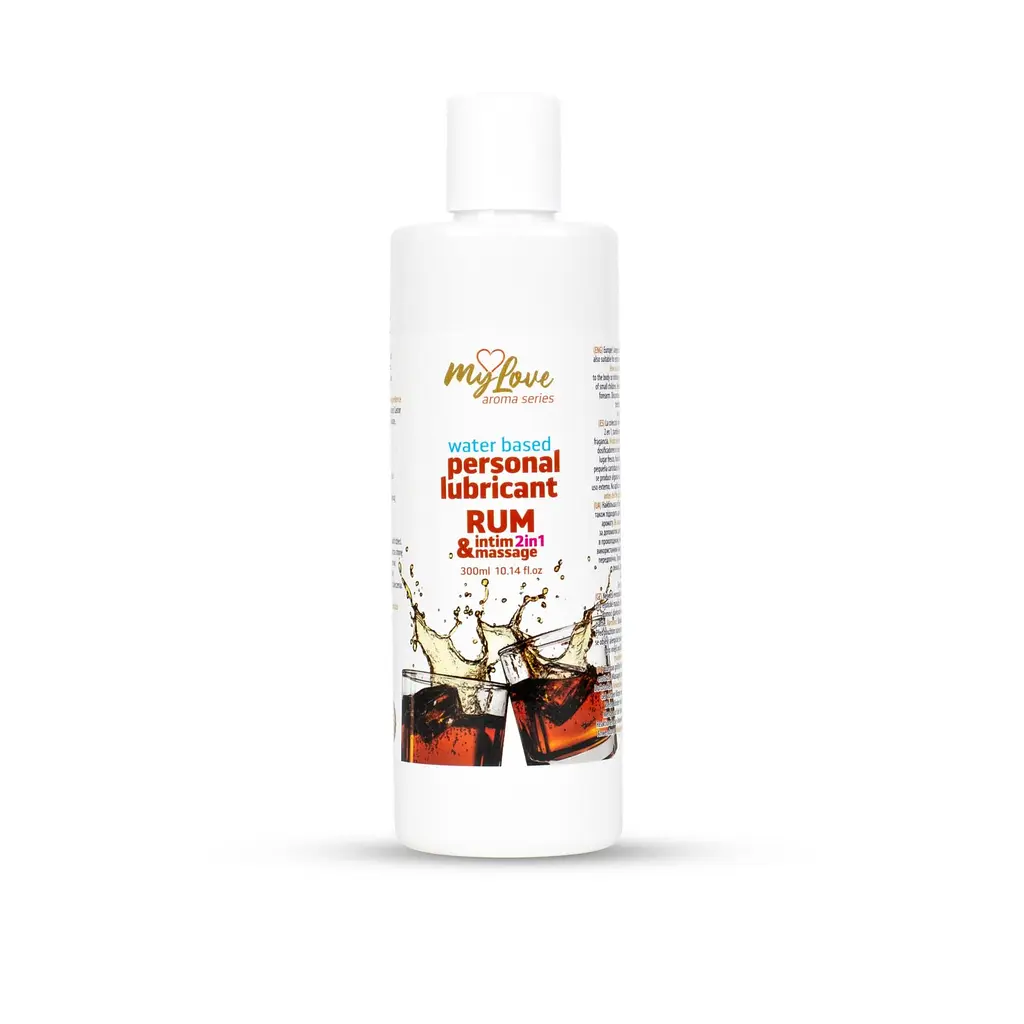 Лубрикант Boys Of Toys MyLove Aroma Series IntimMassage Rum 2в1 та масажний гель, 300 мл