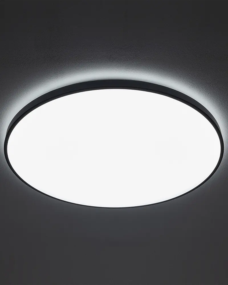 Світильник стельовий Nowodvorski 10976 Agnes Round LED Pro 1x64W 4000K 5900Lm IP44 чорний - фото 4