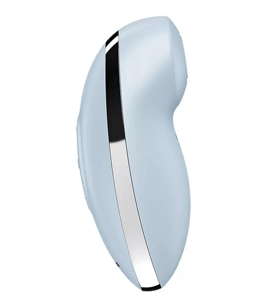 Вибратор для клитора Satisfyer Tap Climax 2 голубой - фото 2