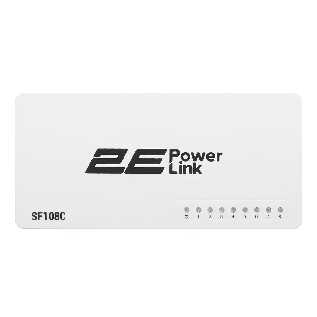 Комутатор PowerLink SF108C, 8xFE, Некерований 2E teh0018170 - фото 5