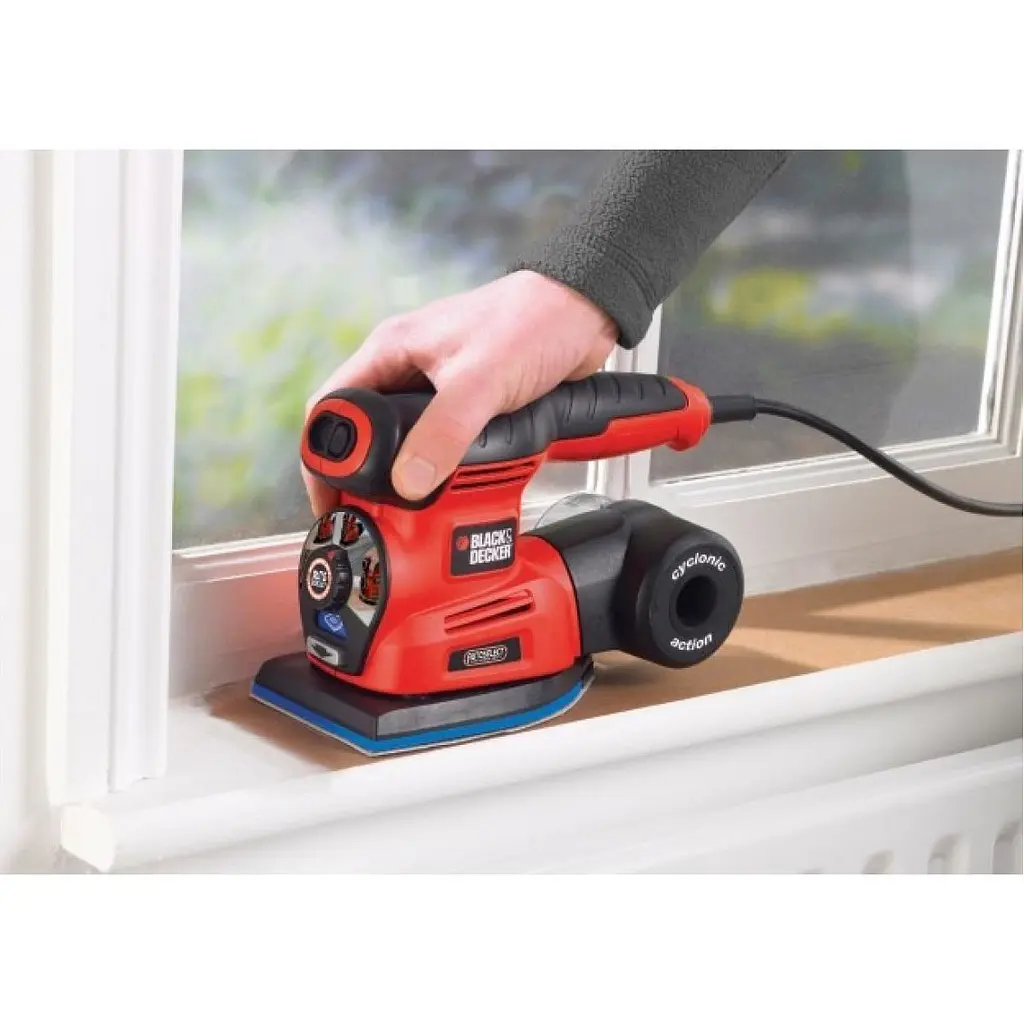 Вібраційна шліфмашина Black+Decker KA280K [119608] - фото 5