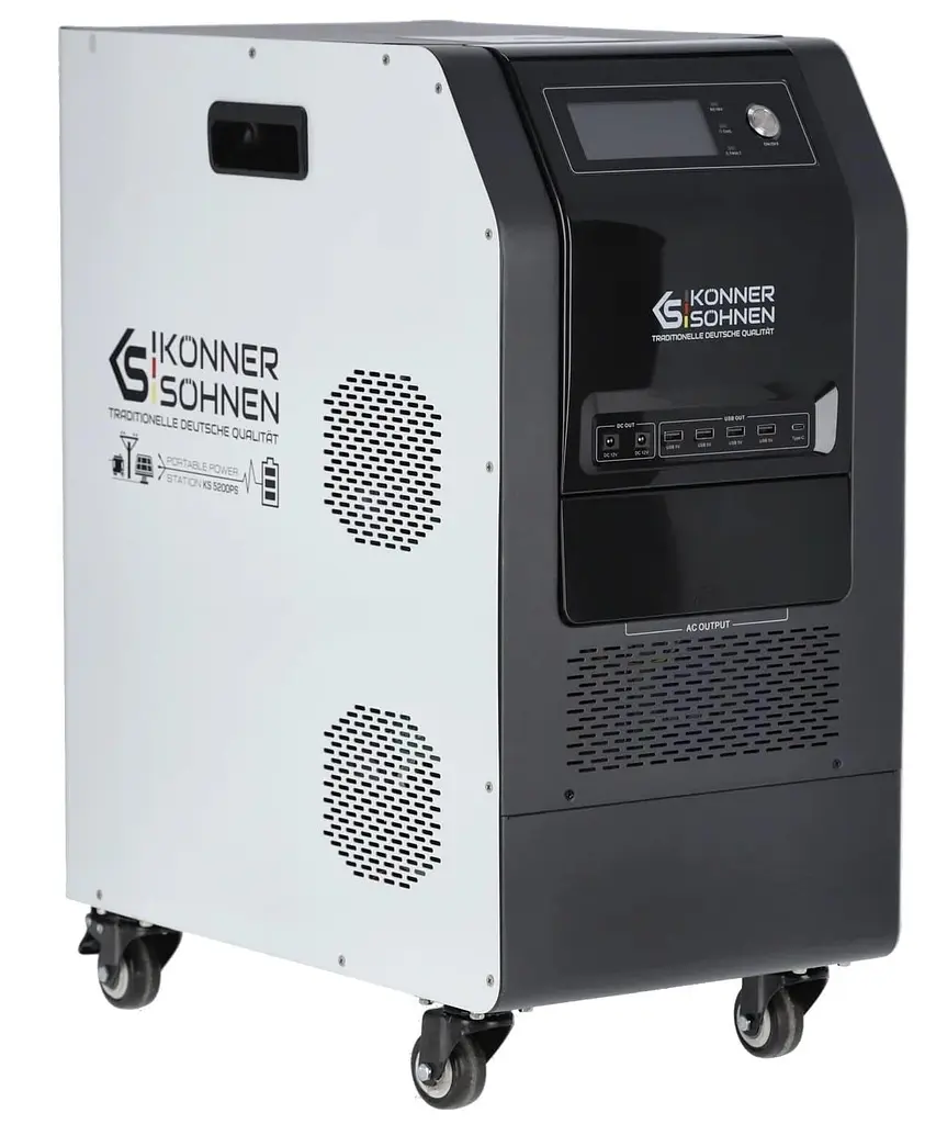Портативна зарядна станція Konner&Sohnen KS 5200PS LiFePO4, 5120 Вт/ч 5200 Вт (KS5200PS-NEW) - фото 3
