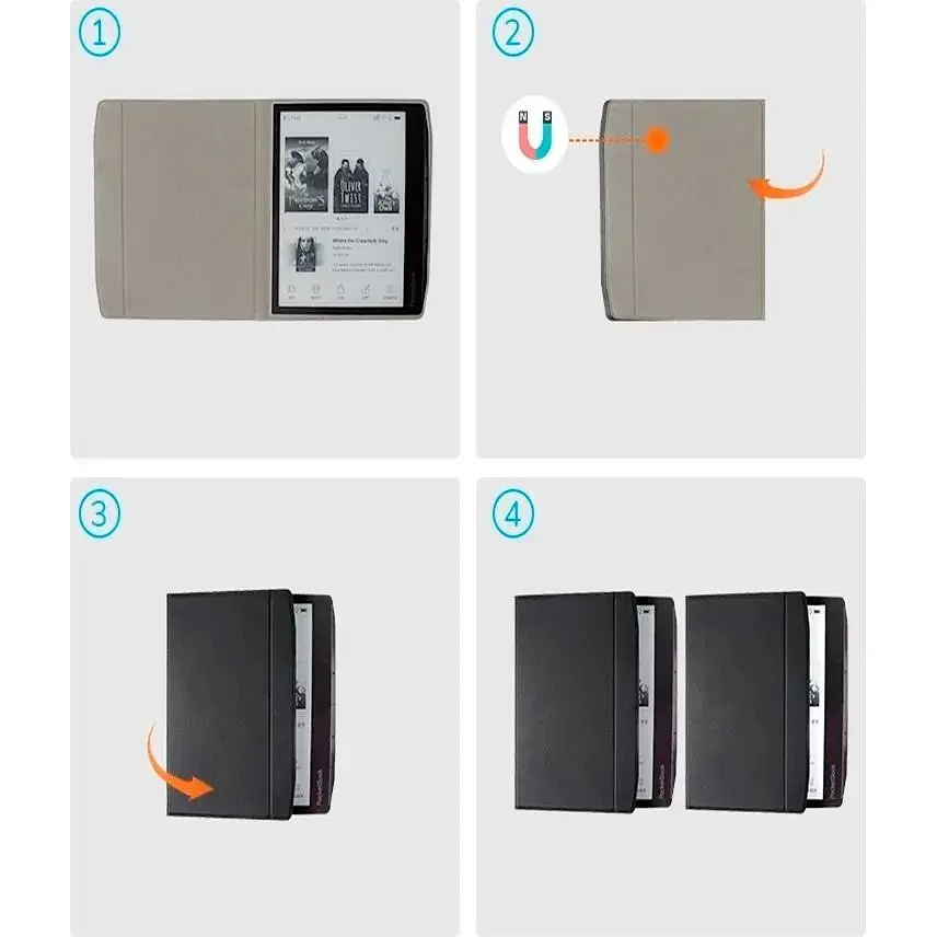 Чехол-книжка BeCover Ultra Slim для Pocketbook 700 Era Black [710063] [100125] - фото 2