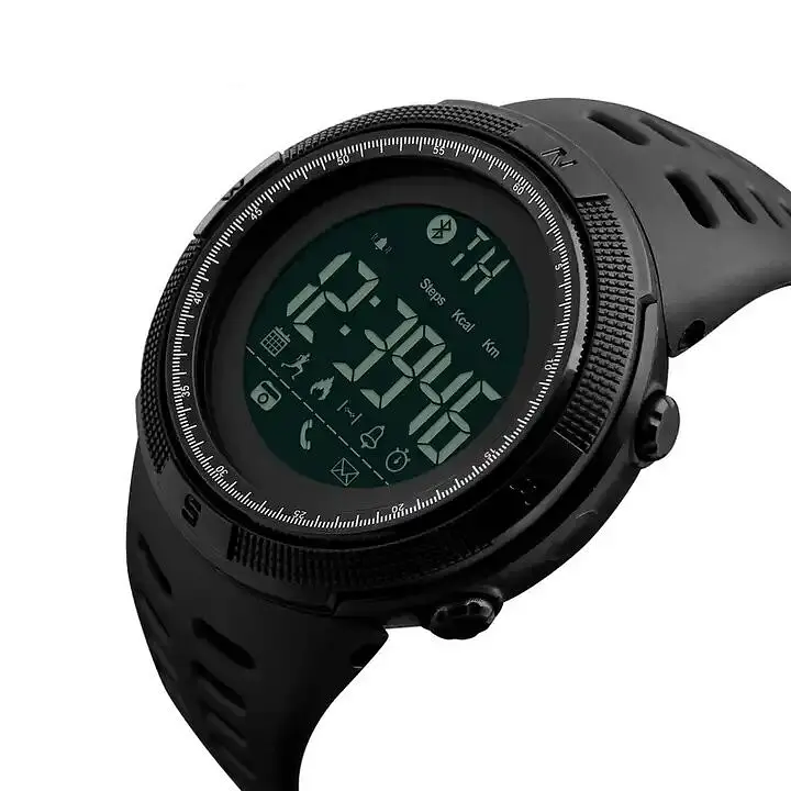 Наручний годинник чоловічий Skmei 1250 Black, 1250BK (12333) - фото 2