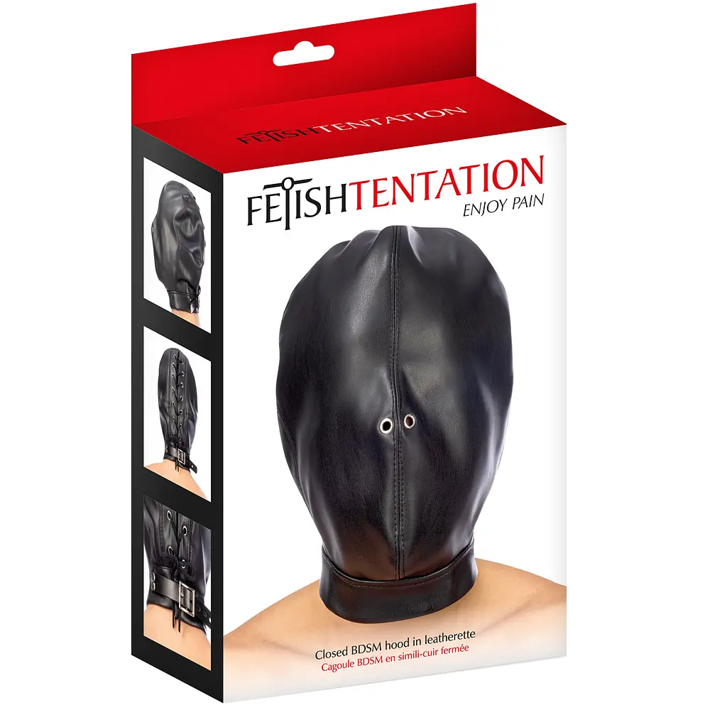 Маска Fetish Tentation Enjoy Pain BDSM Closed черный - фото 3